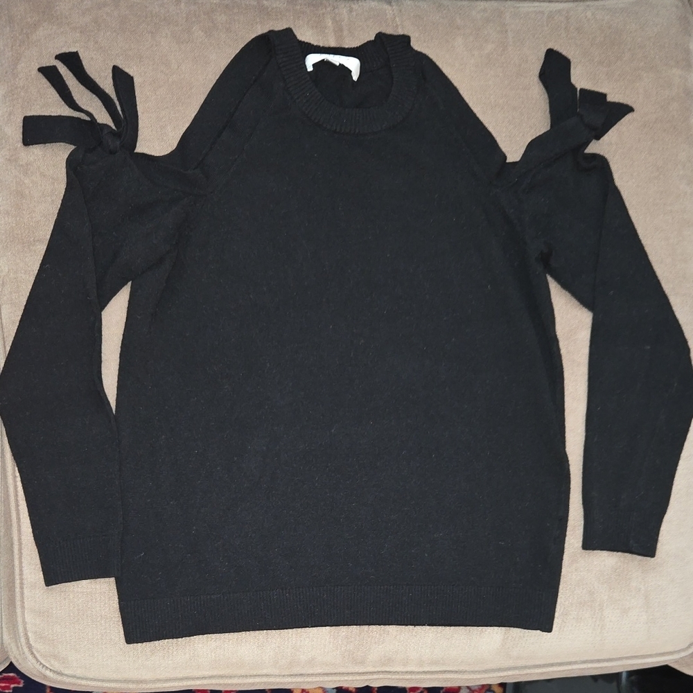 MILLY Minis Girls Designer Long Sleeve Sweater Black Size 10